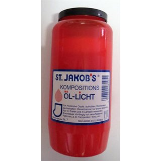 Nr. 7 St. Jakobs Öllichter, Farbe: rot