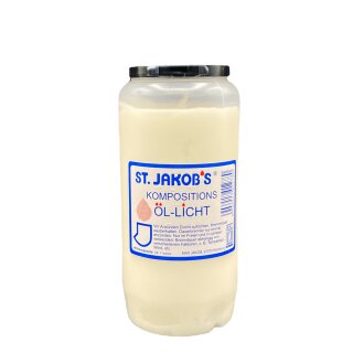 Nr. 7 St. Jakobs Öllichter, Farbe: weiß