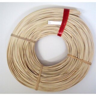 3,0 mm Peddigrohr 500g natur rotband auf der Rolle