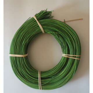 2,25 mm Peddigrohr 500g grün rotband auf der Rolle