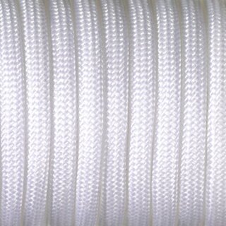 Paracord, , 4 mm x 50 m, weiß