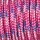 Paracord, Farbmix, 2 mm x 50 m, fuchsia weiß blau