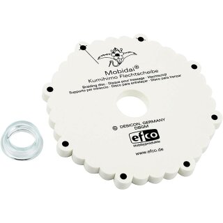 Mobidai Kumihimo Flechtscheibe, , DE, ø 163 mm x 10 mm, 2 - teilig