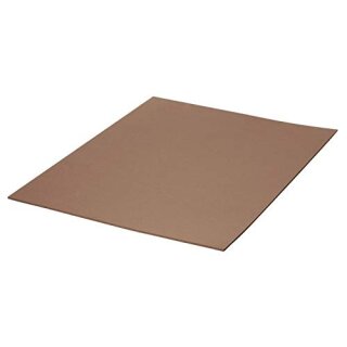 Moosgummiplatte, braun, , 200 x 300 x 2 mm,