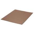 Moosgummiplatte, braun, , 200 x 300 x 2 mm,