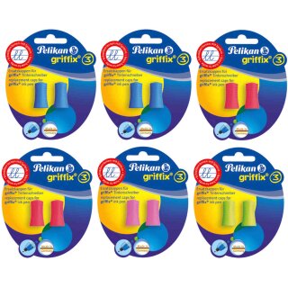 Ersatz Kappe Griffix farbig f.Tintenschreiber T2/2/B Blister