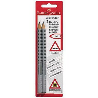 Bleistift Jumbo Grip 2er Blisterkarte