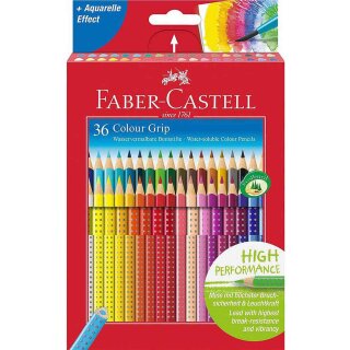 FABER-CASTELL Dreikant-Buntstifte C olour GRIP, 36er Etui (5660694)