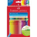 FABER-CASTELL Dreikant-Buntstifte C olour GRIP, 36er Etui...