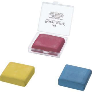 Knetradierer ART ERASER, für Kohle, Pastell farbig sortiert blau,rot,gelb / alte Nr 127120