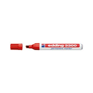 edding 3300 Permanentmarker rot