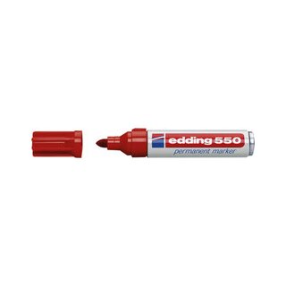 edding 550 Permanentmarker rot