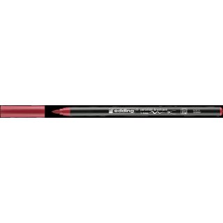 ---edding 4200 porcelain brush pen carmine red