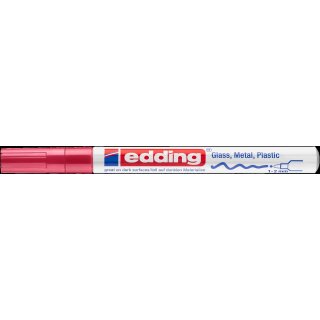 edding 751 Glanzlackmarker rot
