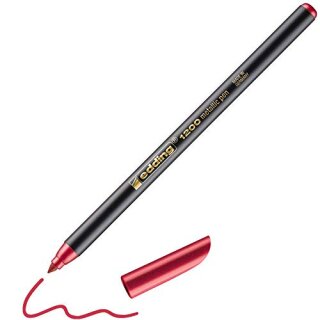 edding 1200 Fasermaler metallic rot-metallic