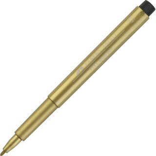 FABER-CASTELL Tuschestift PITT arti st pen, gold (5660193)