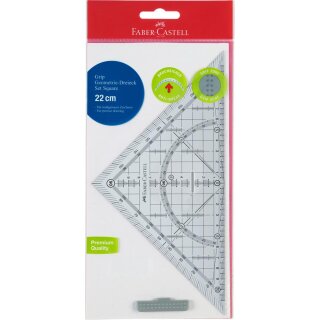GRIP Geometriedreieck groß 22 cm