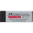 FABER-CASTELL Kunststoff-Radierer D UST-FREE, schwarz...