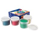 Soft-Knete, 4 x 100 g, farbig sortiert