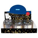 AAO Glitter-Streudeko, 6 verschiedene Dekore, im Display