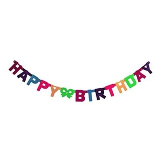 Buchstabenkette "Happy Birthday"