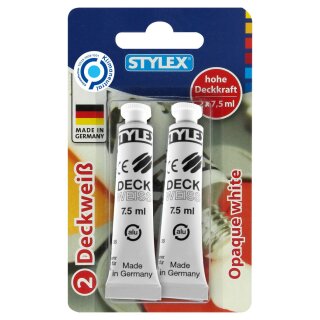 Deckweiß, 2 Tuben à 7,5 ml