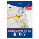 Millimeterblock, DIN A4, 20 Blatt