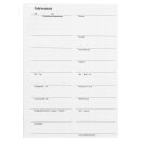 Fahrtenbuch, DIN A5, 40 Blatt, FSC