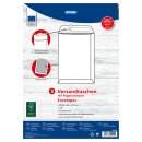 Papprückwandtaschen, DIN B4, haftklebend, 3...