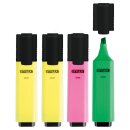Textmarker, flach, 4 Stück