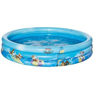 Paw Patrol 3-Ring-Pool,, aufgeblasen ca. 100x23 cm,, unaufgeblasen ca. 95x30 cm,