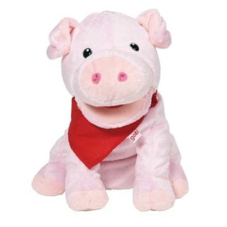 Handpuppe Schwein Snelly, H= 23 cm, Plüsch, per Stück