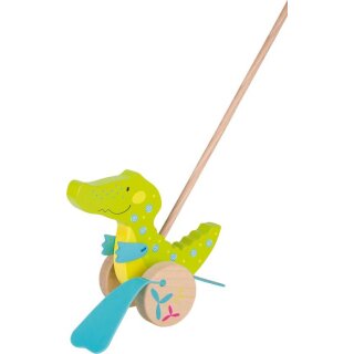Schiebetier Krokodil, Susibelle, H= 19 cm, Holz, per Stück