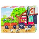 Würfelpuzzle Jahreszeiten auf dem Bauernhof, 14 x...