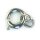 Federring mit Spaltring platin 9 mm