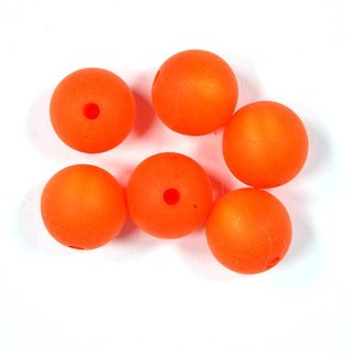Polaris Perle rund orange matt 10 mm Lochgröße 1,5 mm