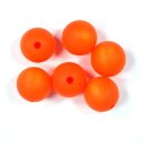Polaris Perle rund orange matt 10 mm Lochgröße...