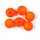 Polaris Perle rund orange matt 10 mm Lochgröße 1,5 mm
