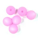 Polaris Perle rund pink matt 10 mm Lochgröße...