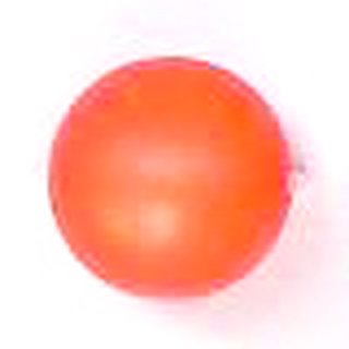 Polaris Perle rund orange matt 12 mm Lochgröße 2 mm