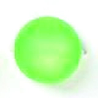 Polaris Perle rund hellgrün matt 12 mm Lochgröße 2 mm