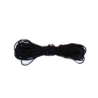 Hutgummi schwarz 0,6 mm 5 m