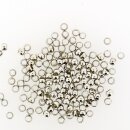 Metallquetschperlen platin 1,8 mm 1,0gr
