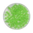 Glasschliffperle transp. hellgrün 3 mm L
