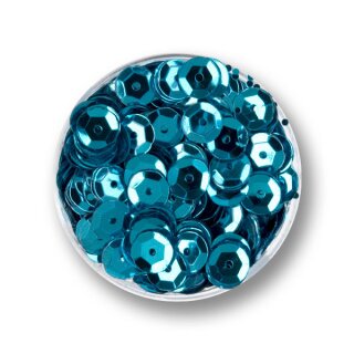 Paillettenschüssel türkis 6 mm 7 gr