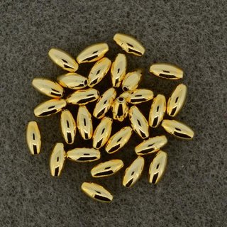 Pracht Metallic Oliven goldfarbig ca, 8x4 mm (ABVK)