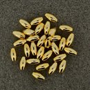 Pracht Metallic Oliven goldfarbig ca, 8x4 mm (ABVK)