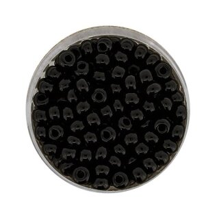 Rocailles schwarz satt 4,5 mm 17 gr