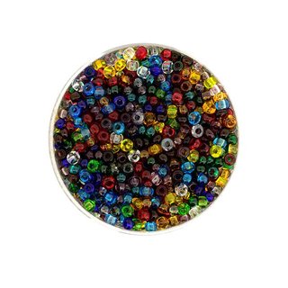 Rocailles Mix transparent 2,6 mm 17 gr