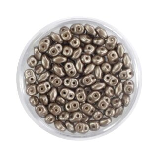 Super Duo 2-loch bronze 2,5x5 mm 8 gr